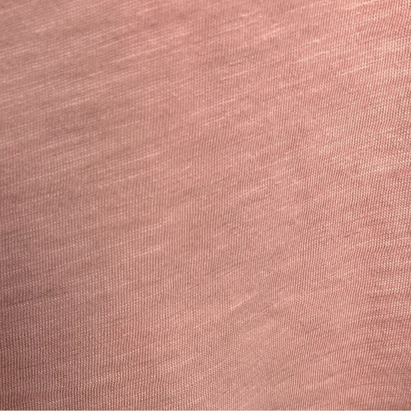 Refined Canvas Tequila Diet Peachy Pink Relaxed Fit Short Sleeve Slub Knit Tee - Picture 6 of 9